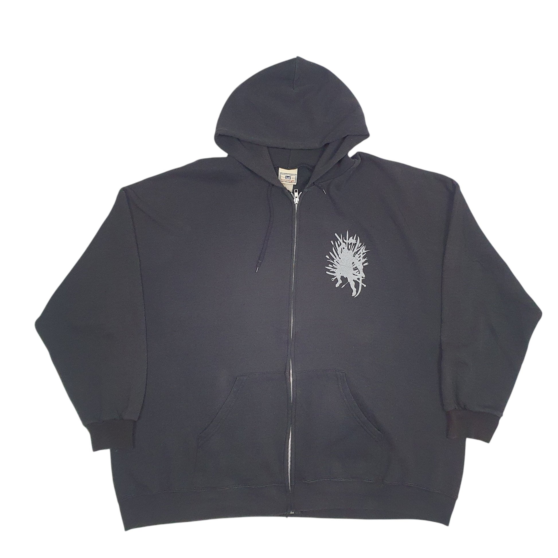 Mens Black Lee  Full Zip Jumper