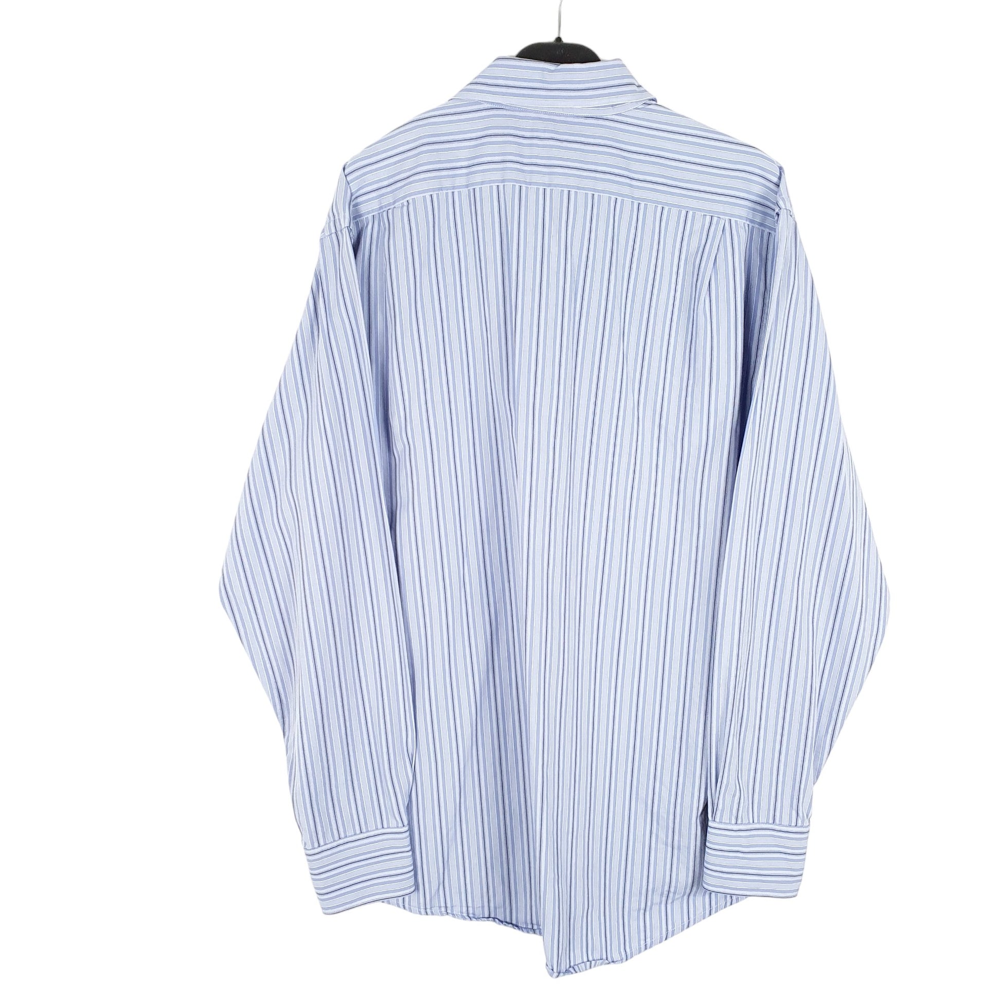 Mens Blue Lacoste  Long Sleeve Shirt