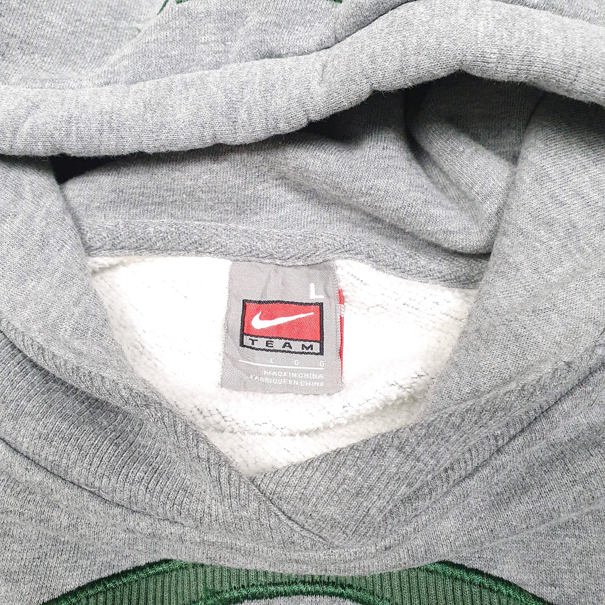 Mens Grey Nike Vintage Team 2000s Oregon Hoodie Jumper