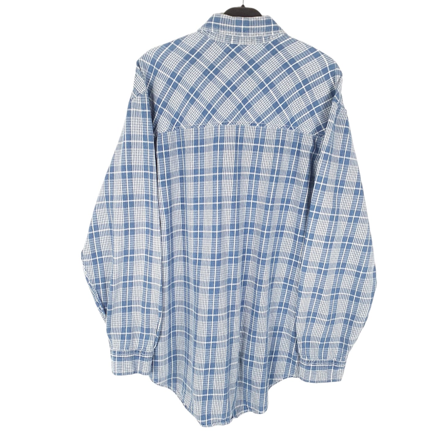 Mens Blue Levis Vintage Flannel Long Sleeve Shirt