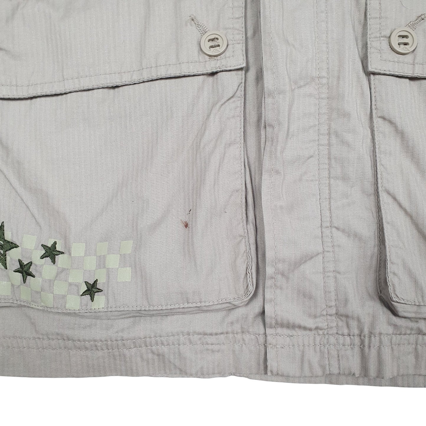 Womens Beige Quiksilver Bomber Windbreaker  Coat