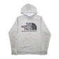 Mens Grey The North Face Spellout Hoodie Jumper