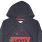 Mens Black Levis  Hoodie Jumper