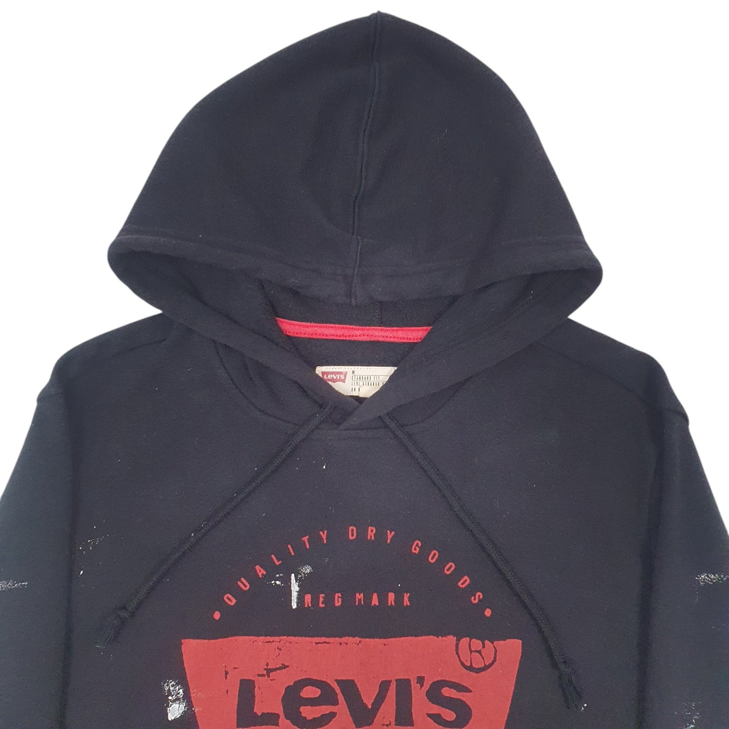 Mens Black Levis  Hoodie Jumper