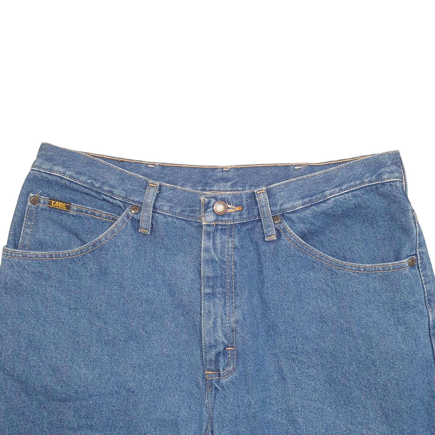 Mens Blue Lee  Denim Shorts