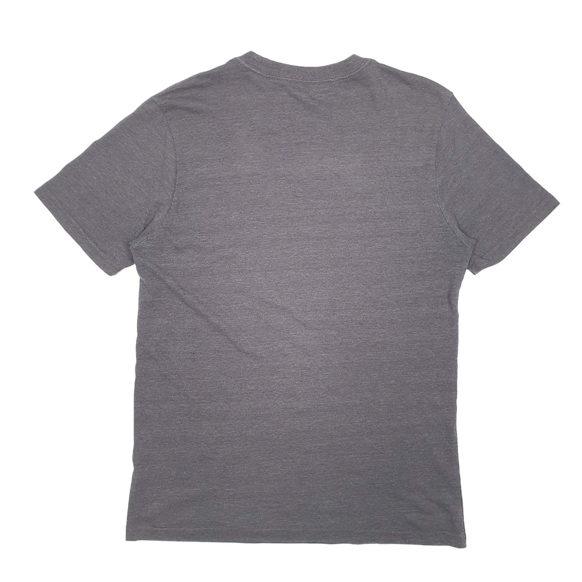 Mens Grey Puma Spellout Short Sleeve T Shirt