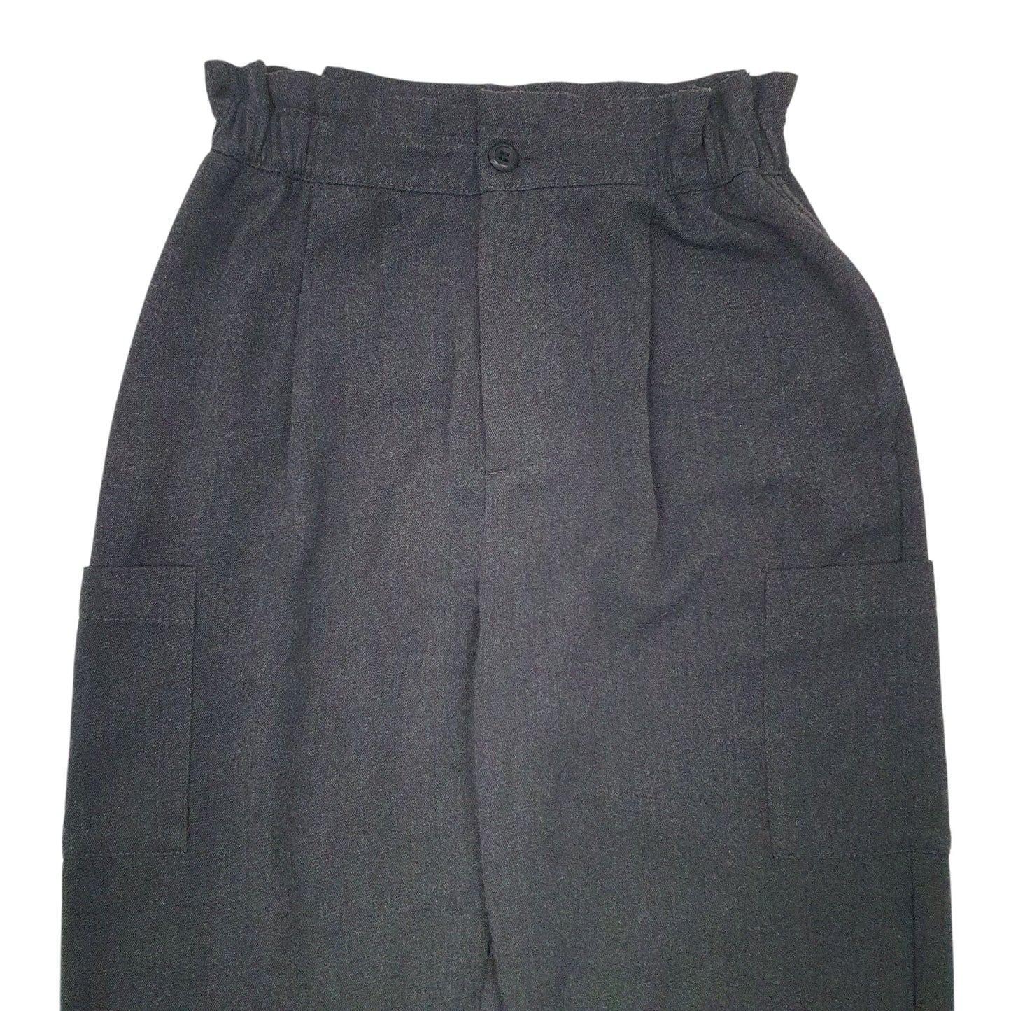 Womens Grey Zara Pleated Jogger Trousers