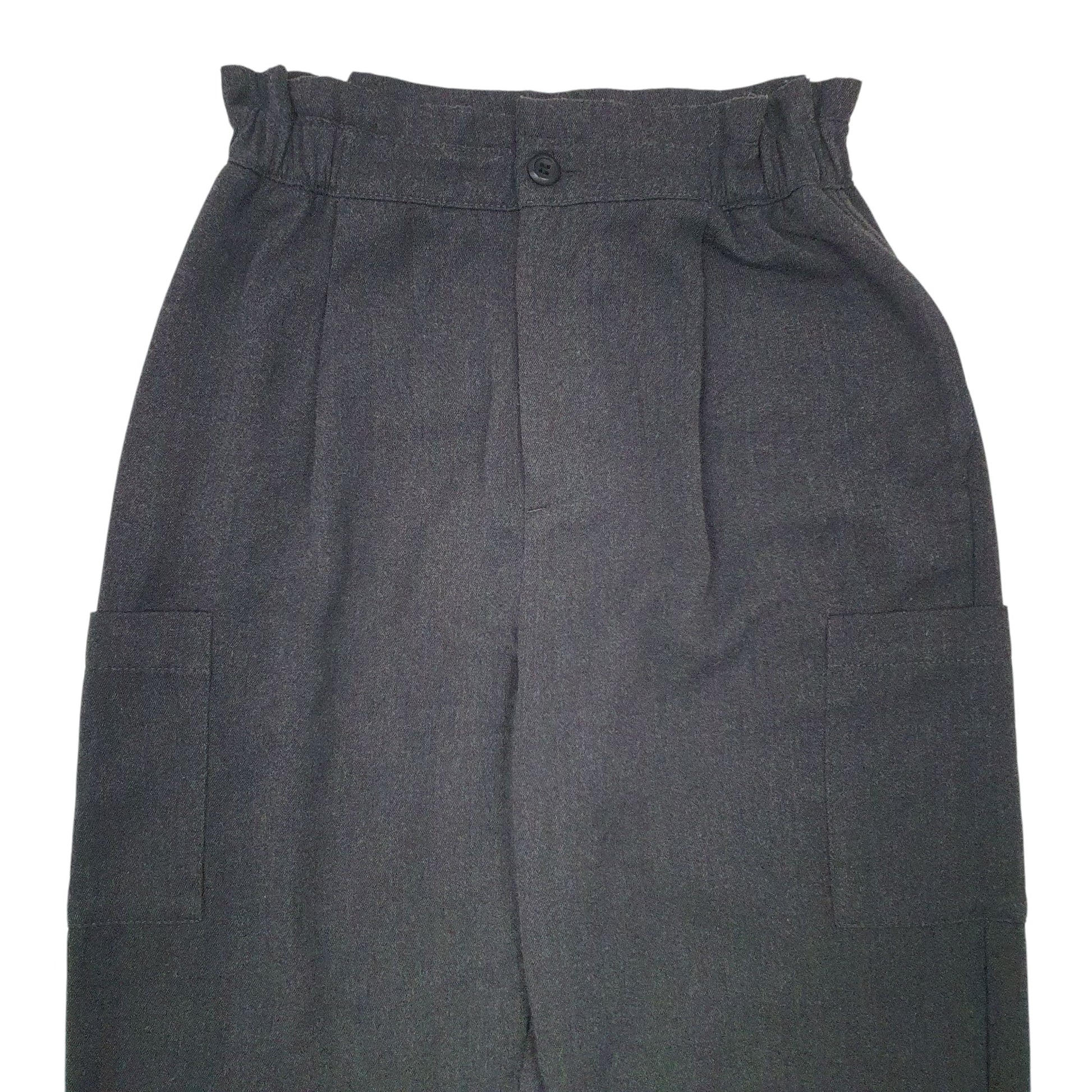 Womens Grey Zara Pleated Jogger Trousers