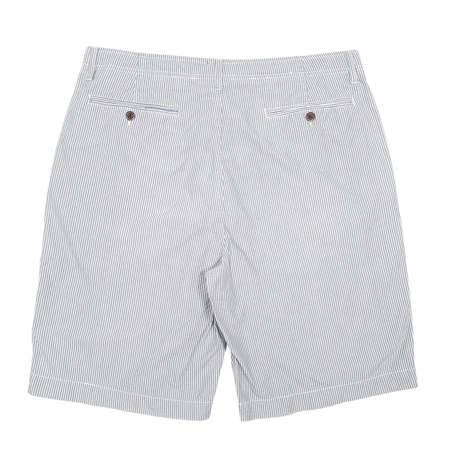 Mens Blue Nautica Hickory Stripe Chino Shorts