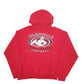 Mens Red Jerzees USA College Football Hoodie Jumper