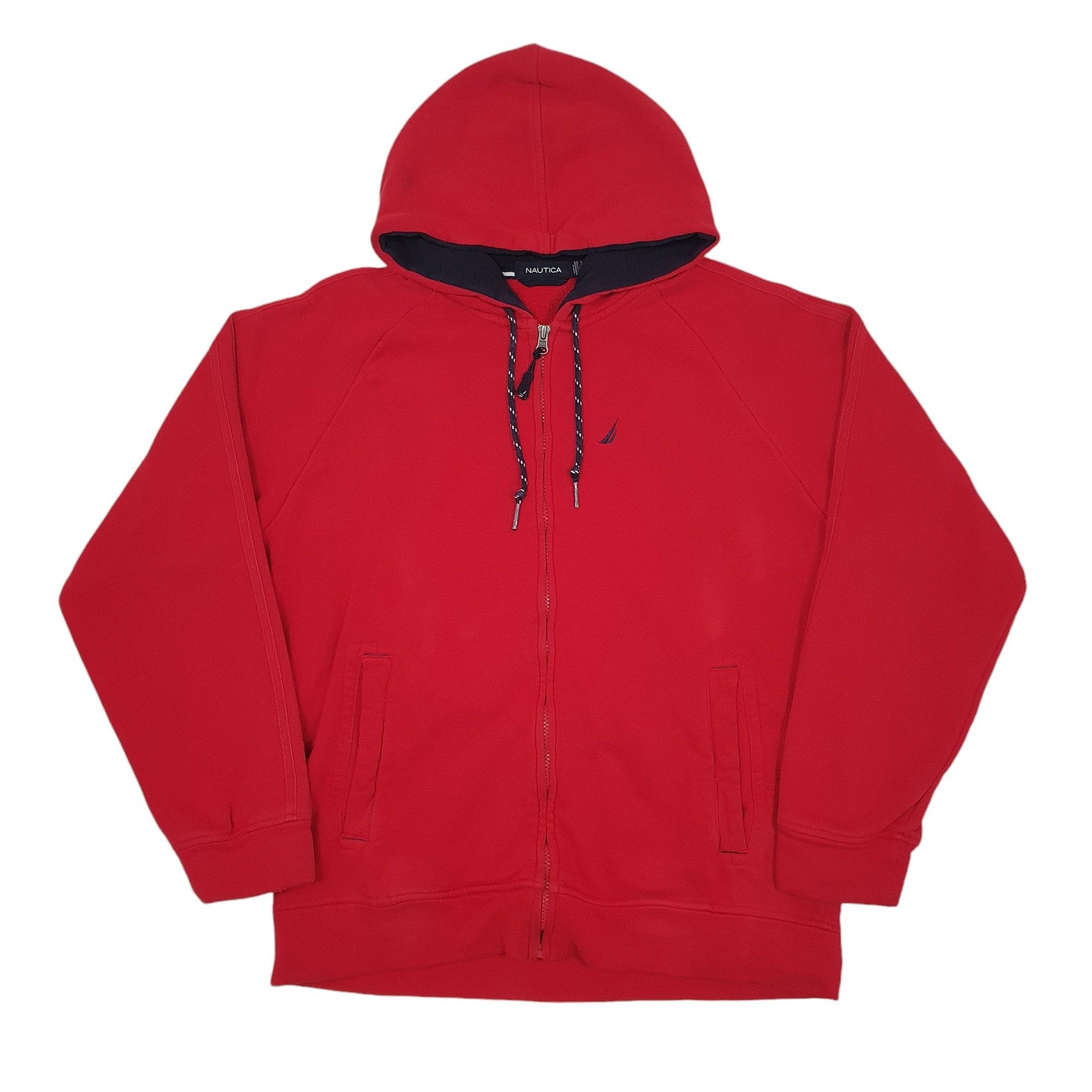 Mens Red Nautica  Hoodie Jumper