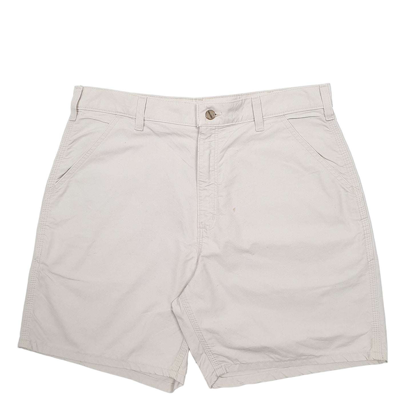 Mens Beige Carhartt Workwear Carpenter Shorts