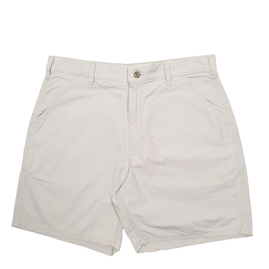 Mens Beige Carhartt Workwear Carpenter Shorts