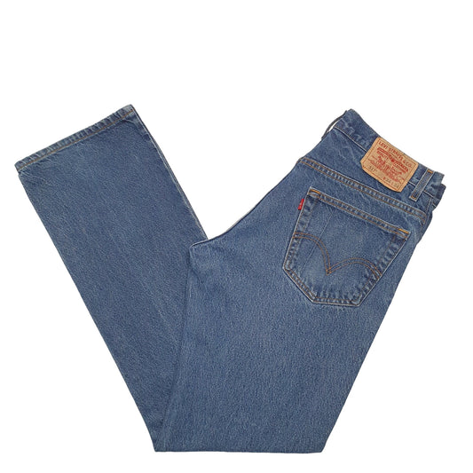 Mens Blue Levis 517 JeansW34 L34