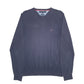 Mens Navy Tommy Hilfiger Knit Crewneck Jumper