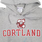 Mens Grey Champion Cortland Red Dragons Hoodie Jumper