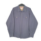 Mens Navy Wrangler Work Long Sleeve Shirt