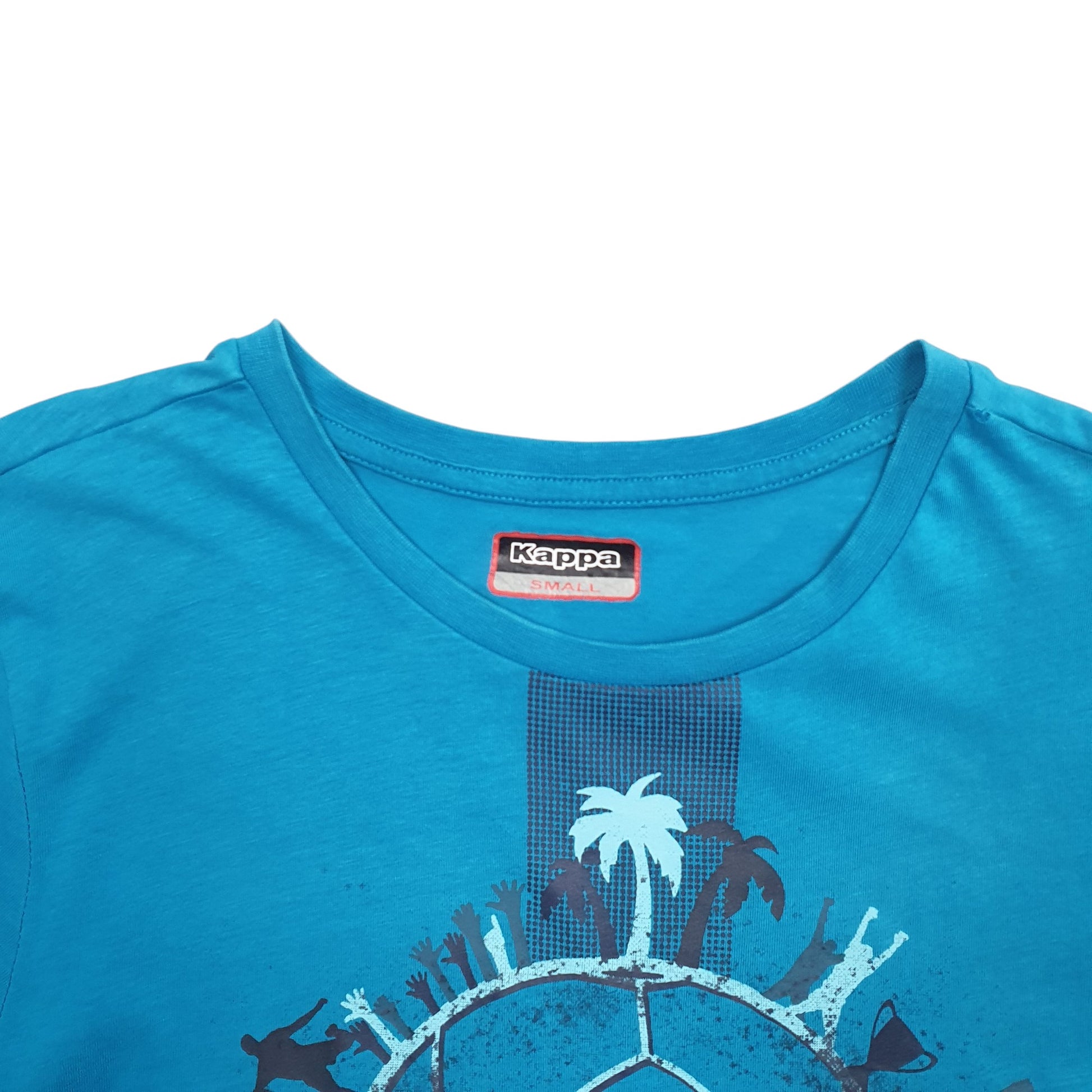 Mens Blue Kappa  Short Sleeve T Shirt