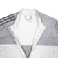 Mens White Adidas Gilet Quarter Zip Jumper