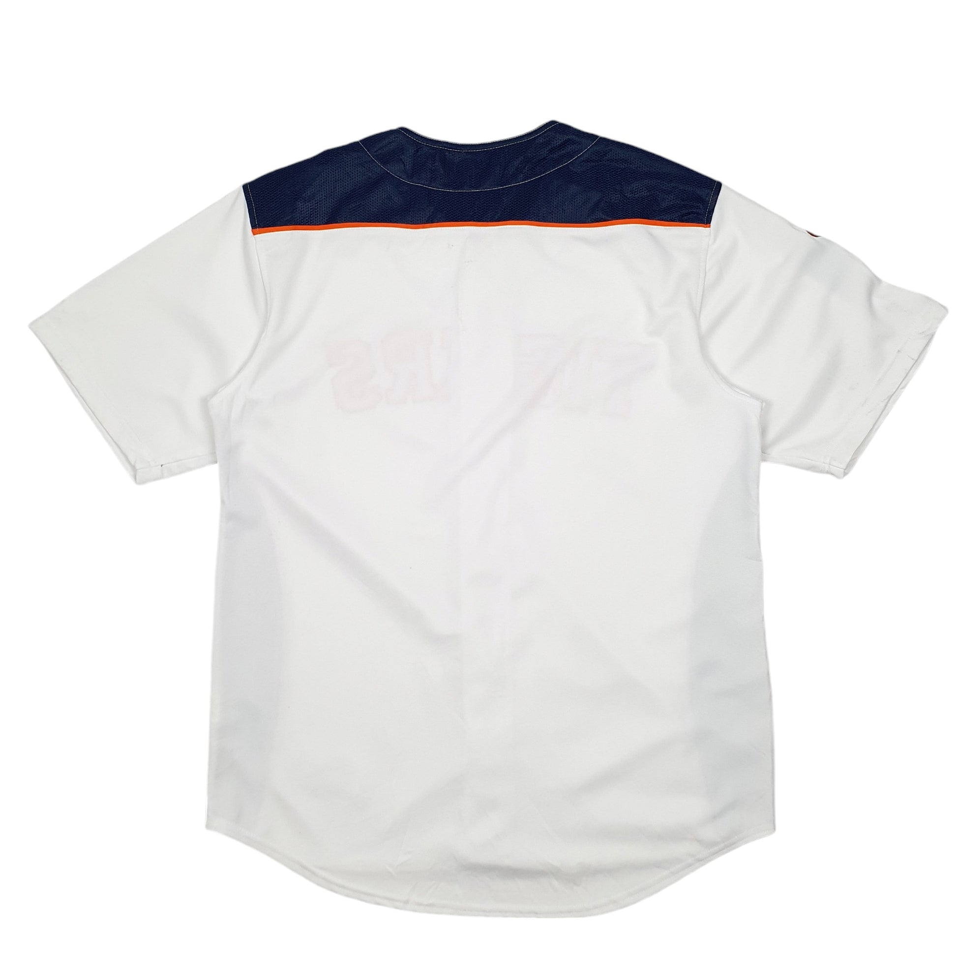 Mens White True Fan MLB Baseball Jersey Detroit Tigers Short Sleeve T Shirt