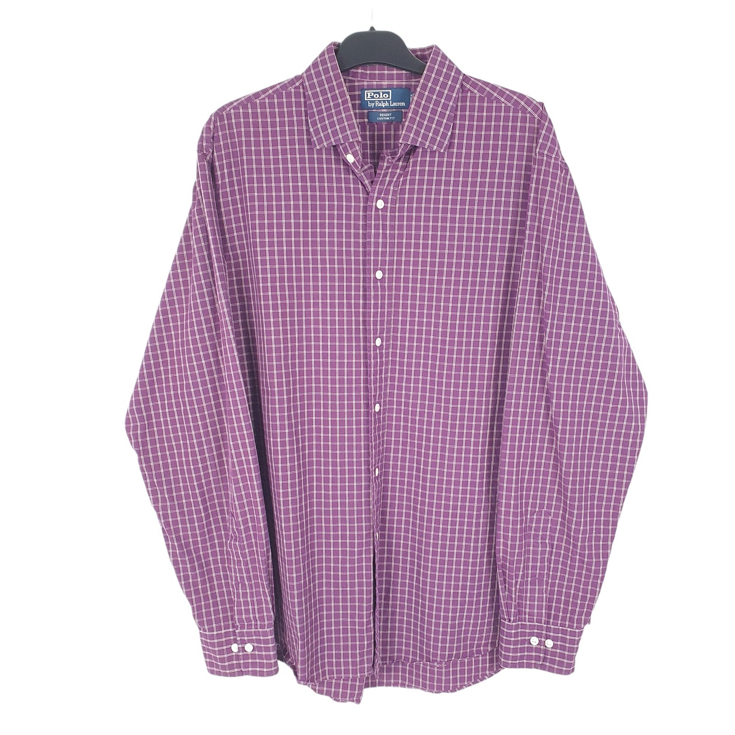 Mens Purple Polo Ralph Lauren Regent Long Sleeve Shirt