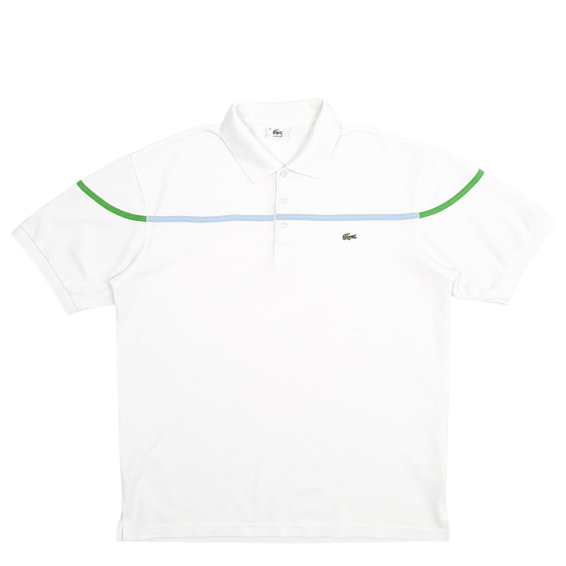 Mens White Lacoste  Short Sleeve Polo Shirt