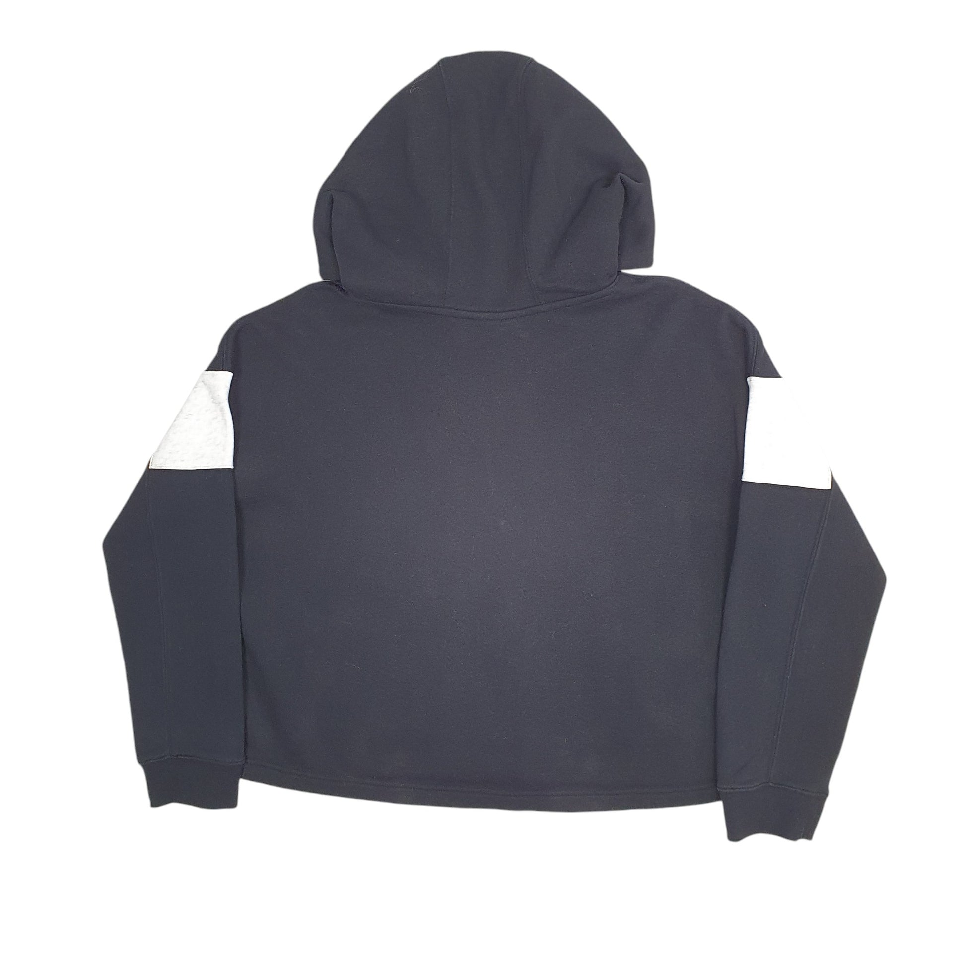 Womens Black Nike Oregon Ducks Baggy Crop Top Hoodie Jumper