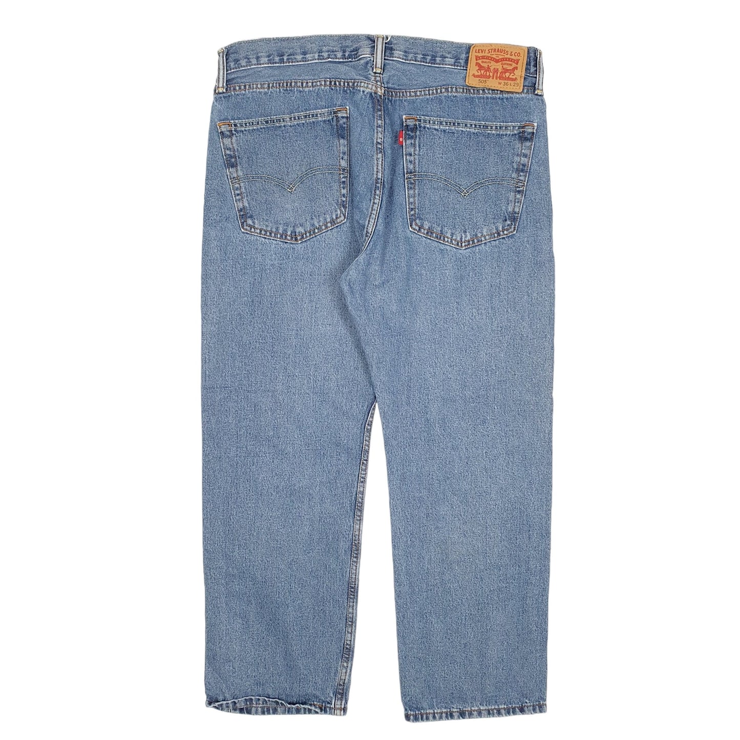 Mens Blue Levis  505 JeansW36 L29