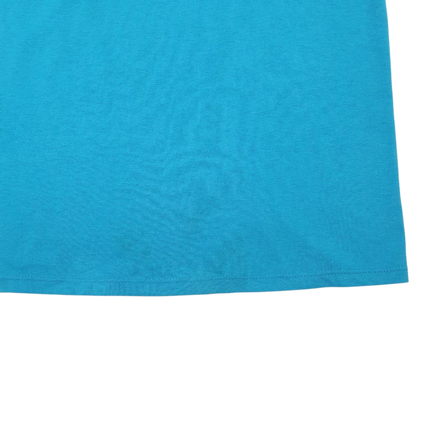 Mens Blue Jerzees Single Stitch Vintage 90s Short Sleeve T Shirt