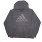 Mens Black Adidas  Hoodie Jumper