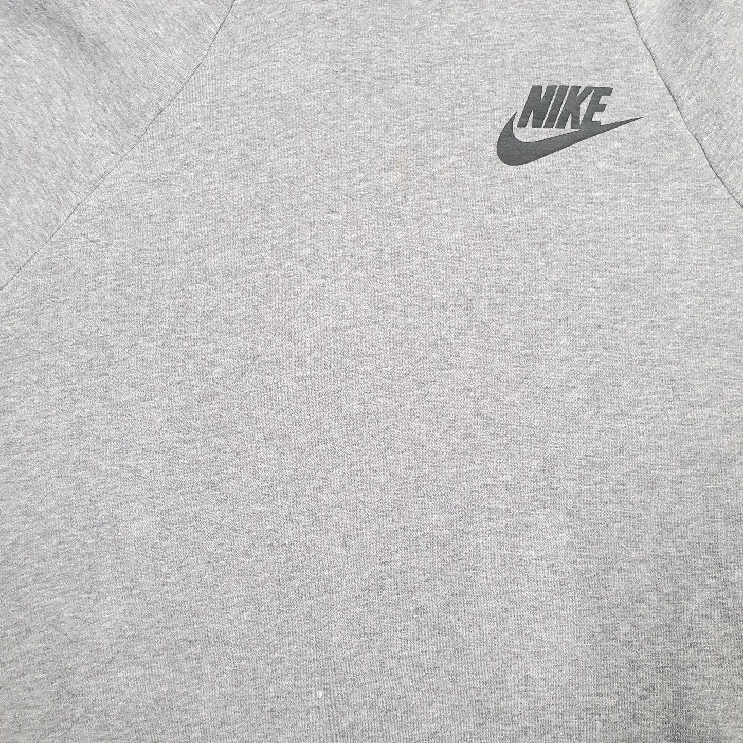 Mens Grey Nike Spellout Hoodie Jumper