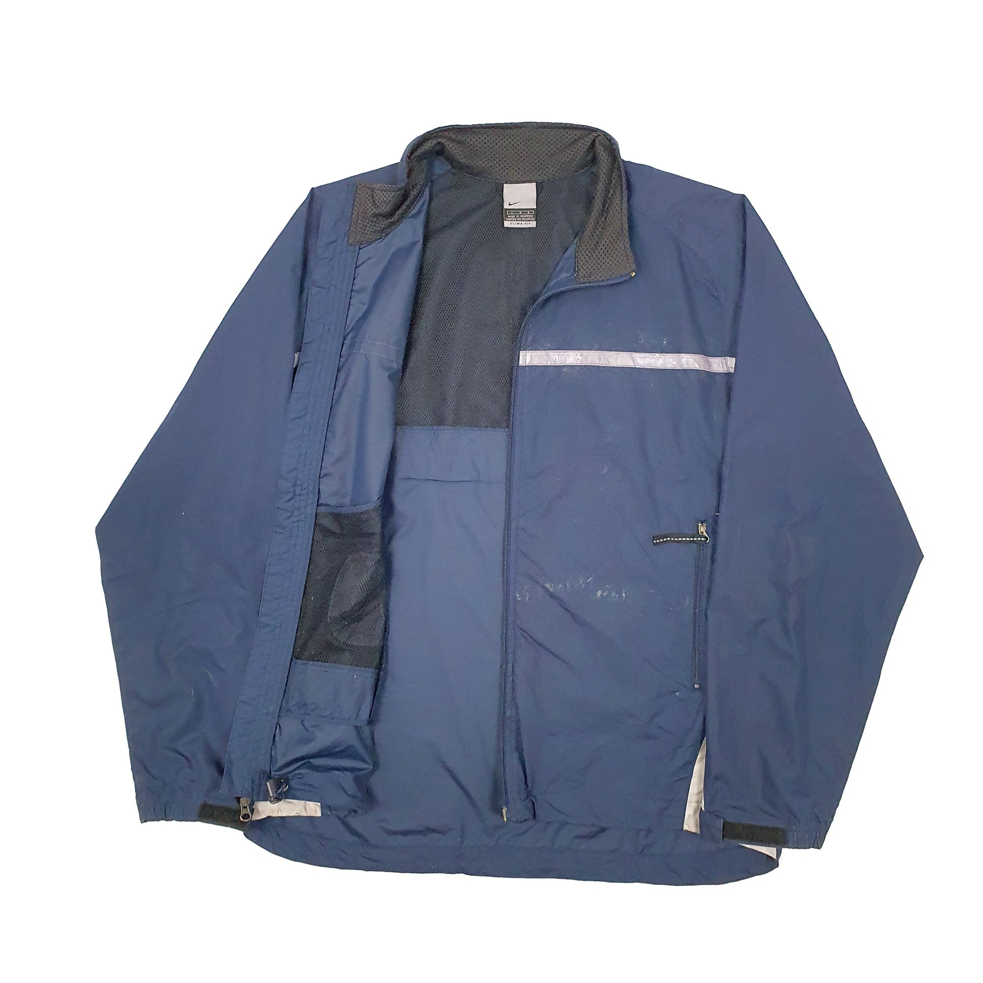 Mens Navy Nike Reflective Clima Fit  Coat