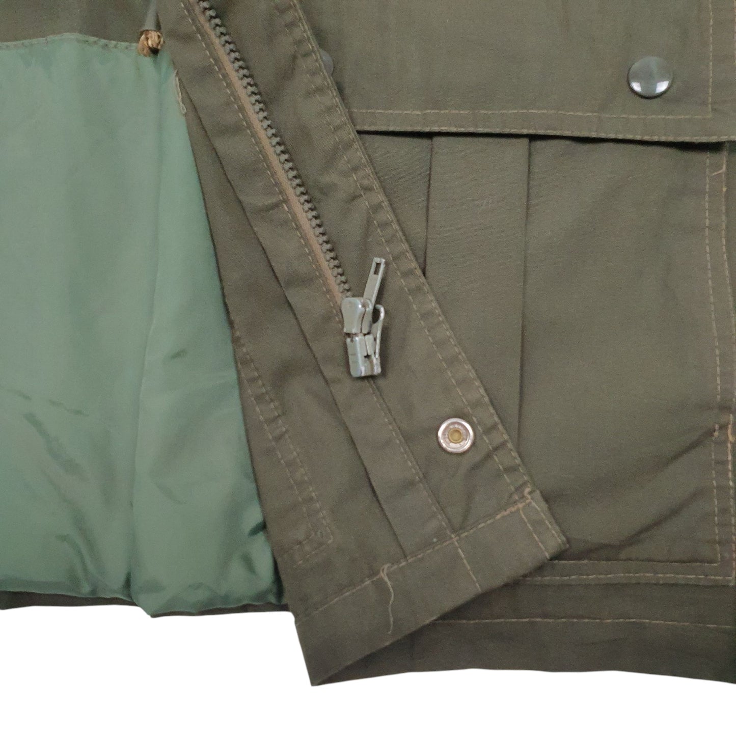 Mens Khaki Unbranded Euro Military  Coat