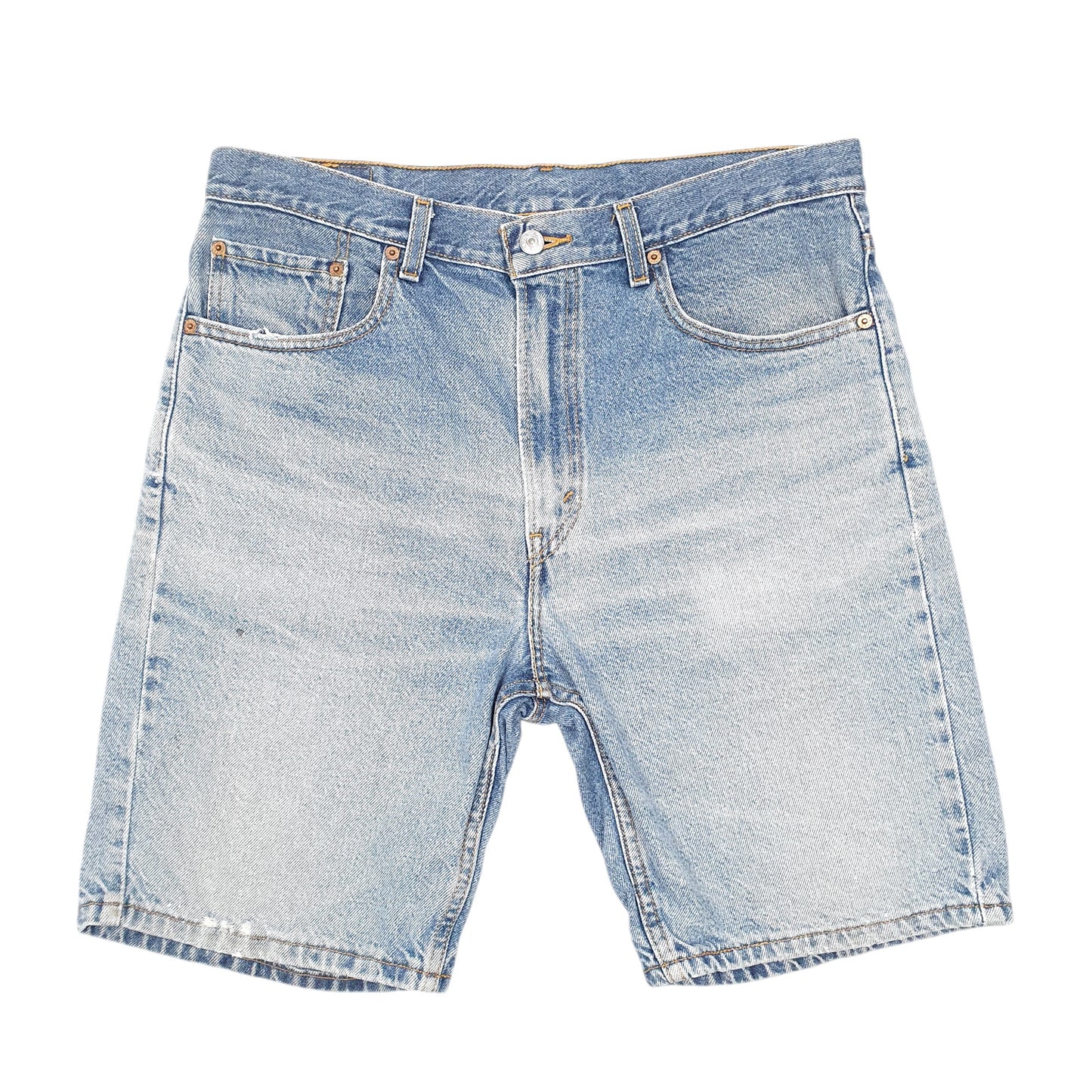 Mens Blue Levis Denim Jeans Jorts 505 Denim Shorts