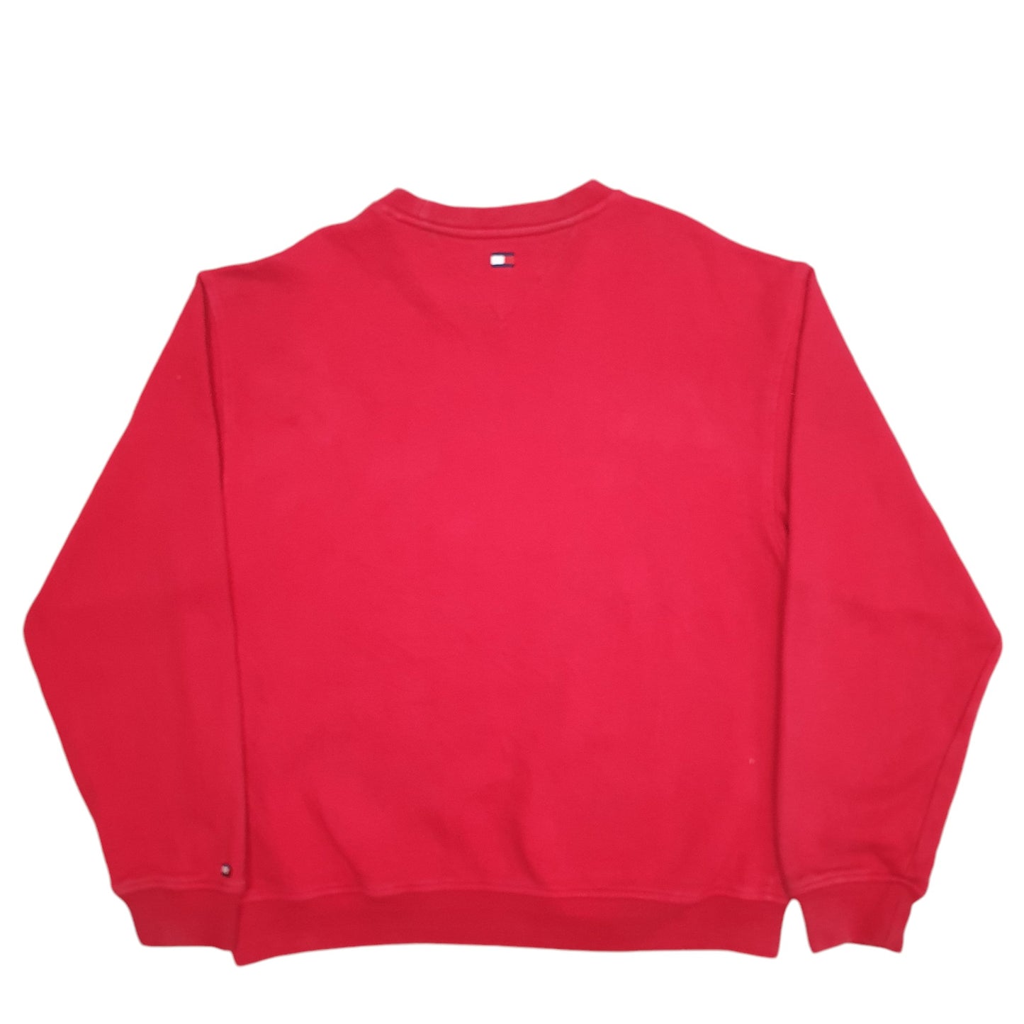 Mens Red Tommy Hilfiger  Crewneck Jumper