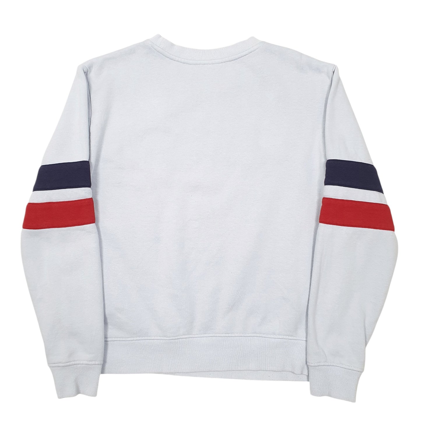 Womens Blue Fila Spellout Crewneck Jumper