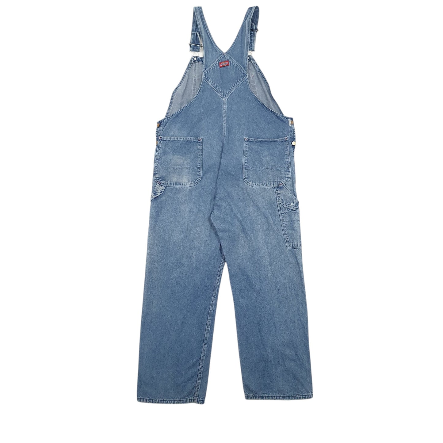 Mens Blue Dickies Denim Overalls Bib Dungaree Trousers