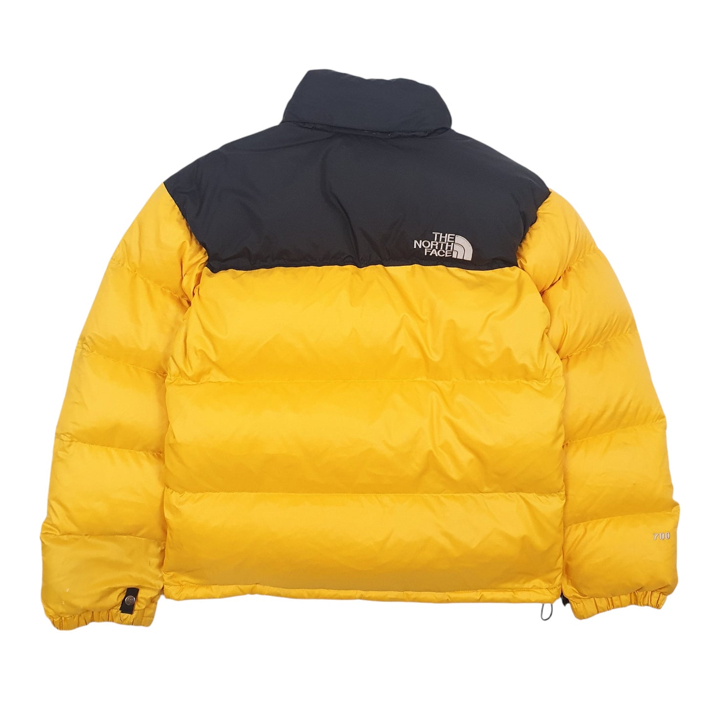 Mens Yellow The North Face Nuptse 700  Coat