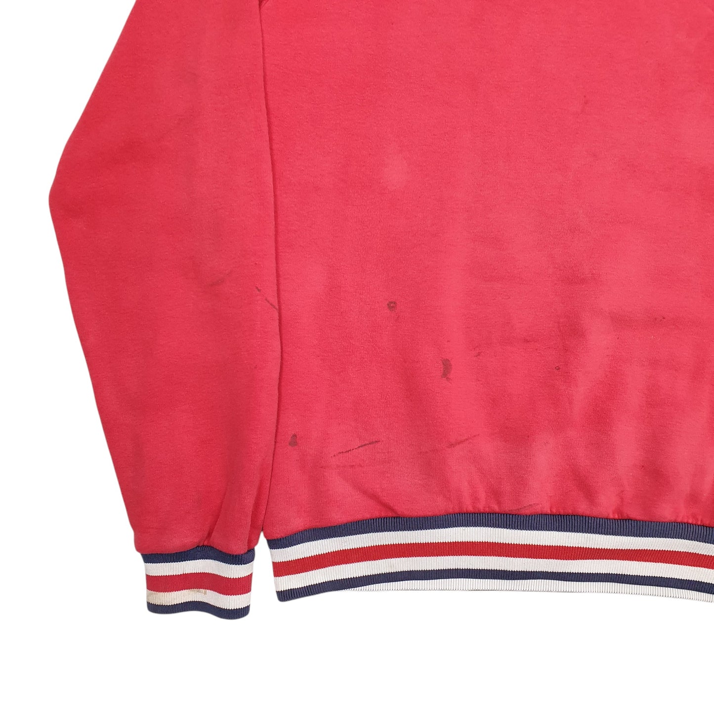 Mens Red Ellesse Spellout Crewneck Jumper