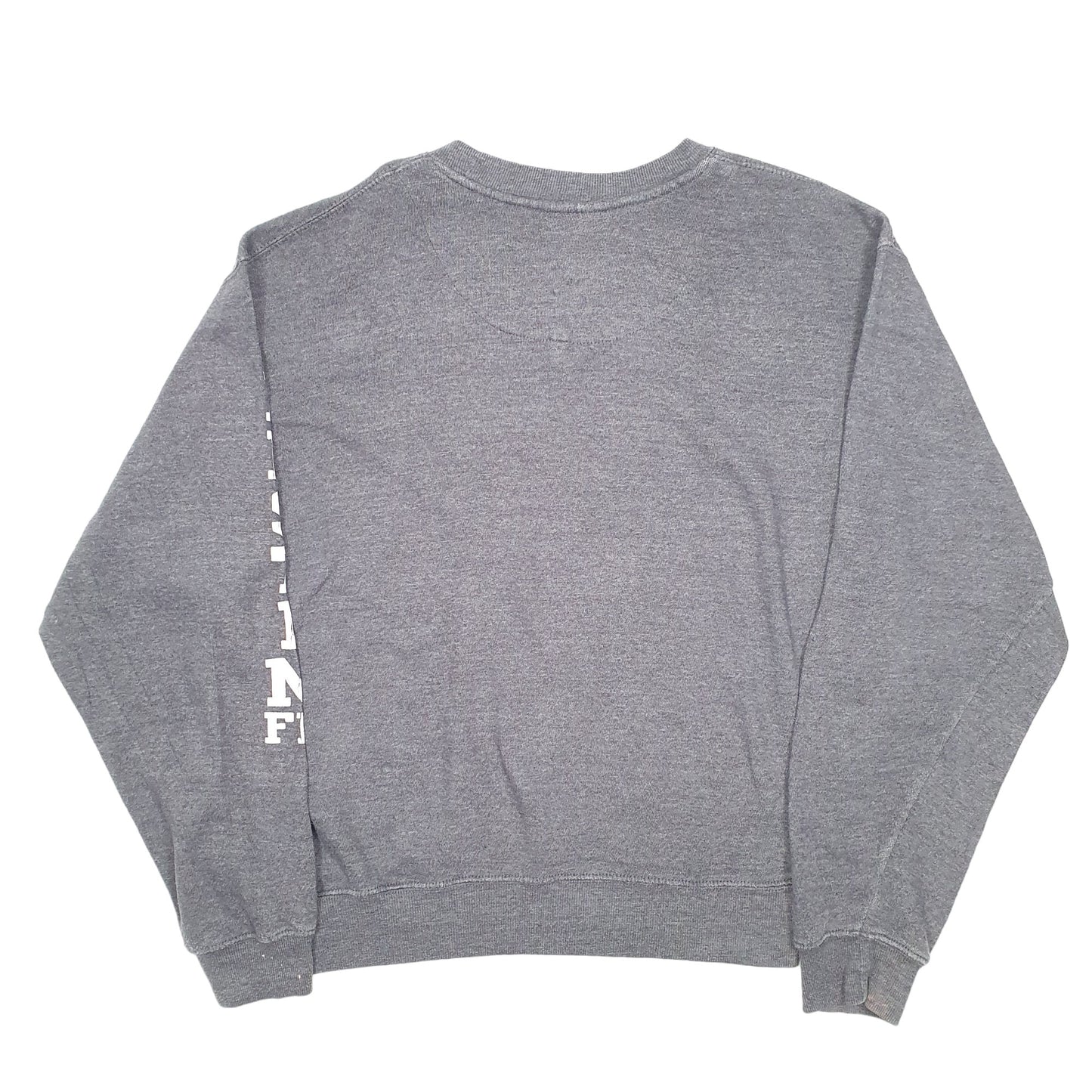 Mens Grey U.S. Vintage Destin Florida Spellout Crewneck Jumper