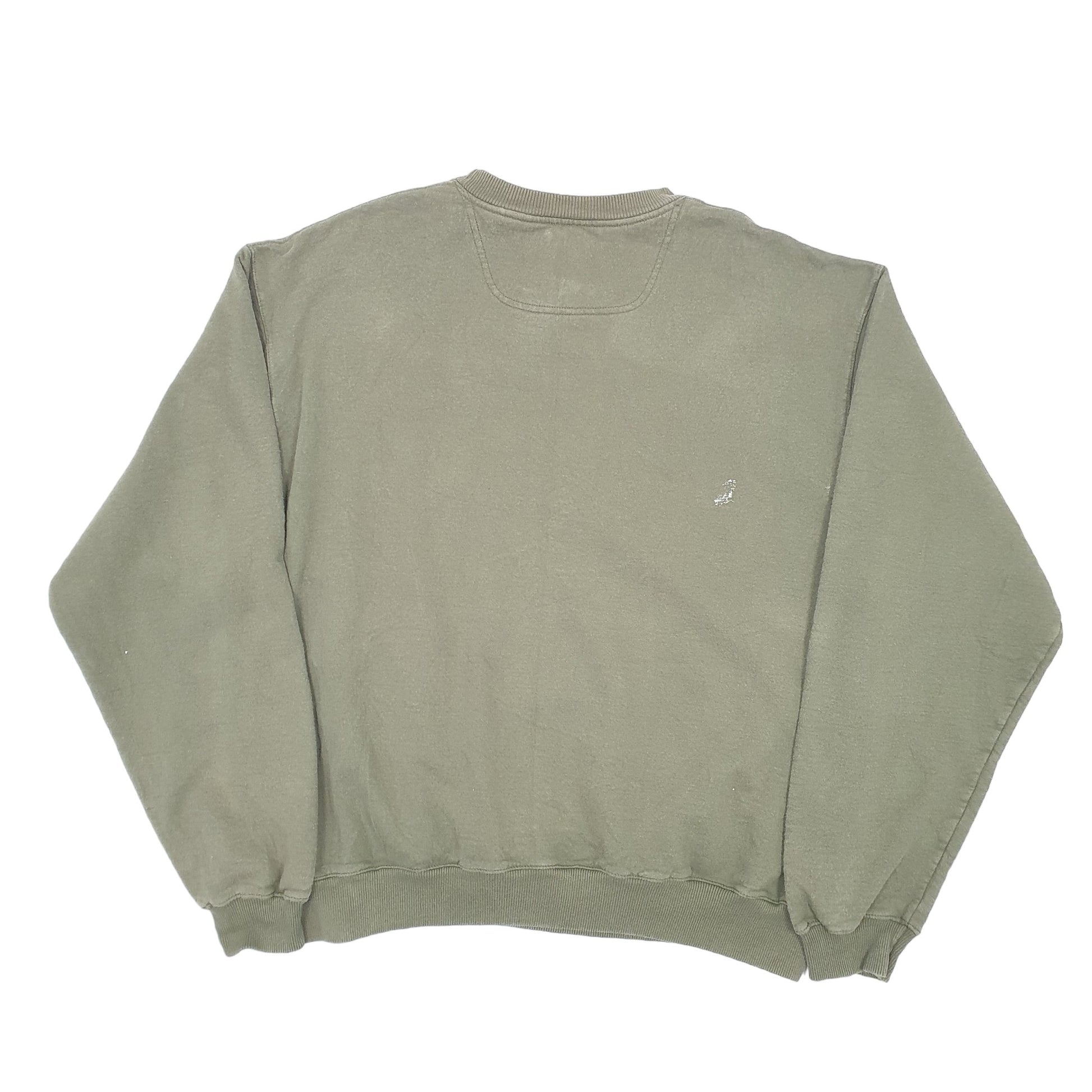 Mens Khaki Champion  Crewneck Jumper