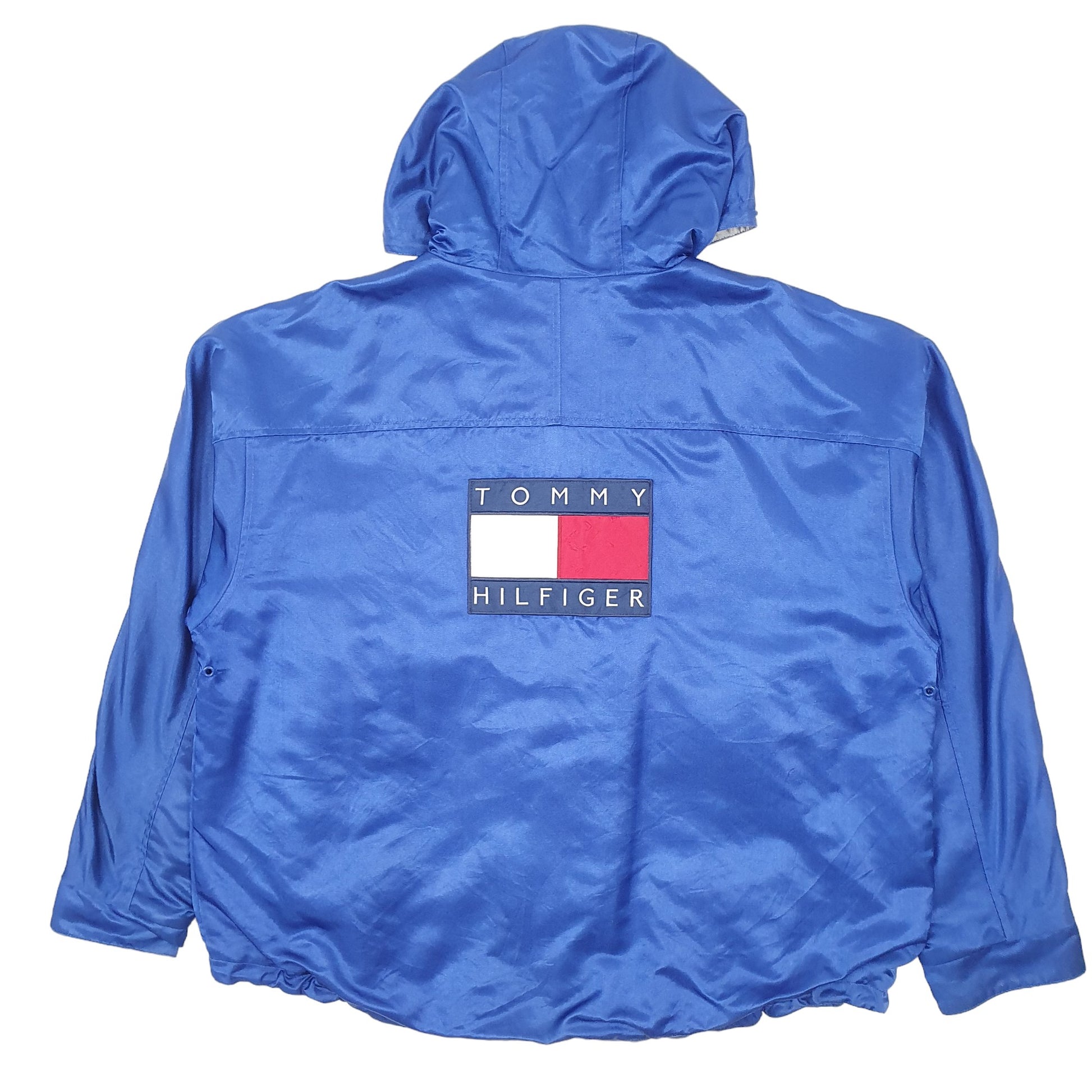 Mens Blue Tommy Hilfiger Vintage 90s  Coat