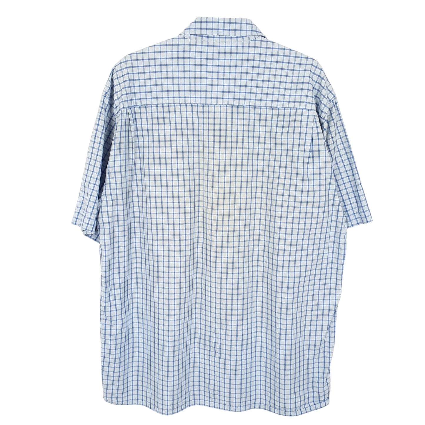 Mens Blue Kickers Vintage 90s Shoes Short Sleeve Shirt