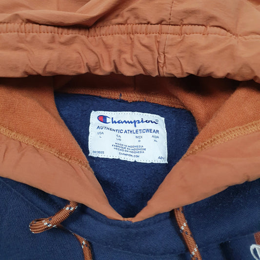 Mens Navy Champion  Hoodie Jumper