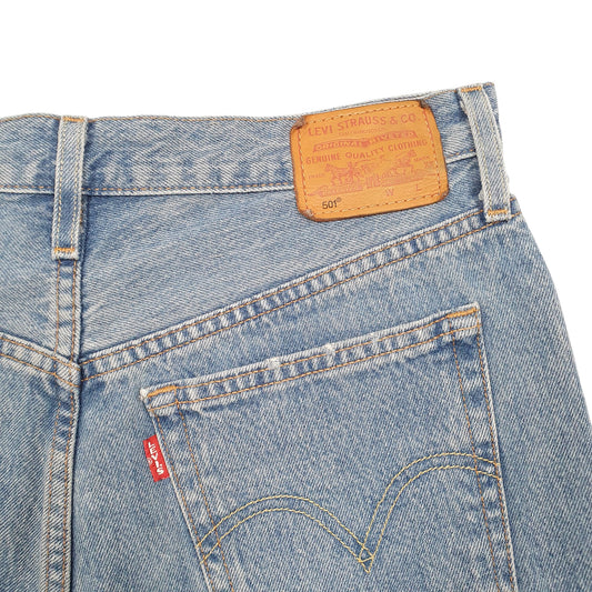 Womens Blue Levis 501 Denim Jorts Hot Pants Denim Shorts