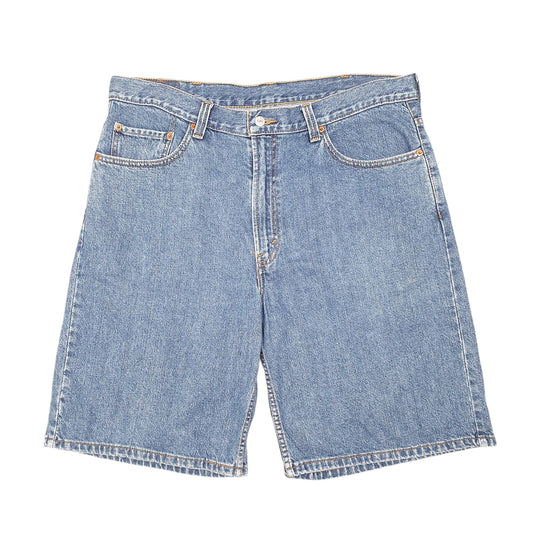 Mens Blue Levis Denim Jeans Jorts 550 Relaxed Baggy Denim Shorts