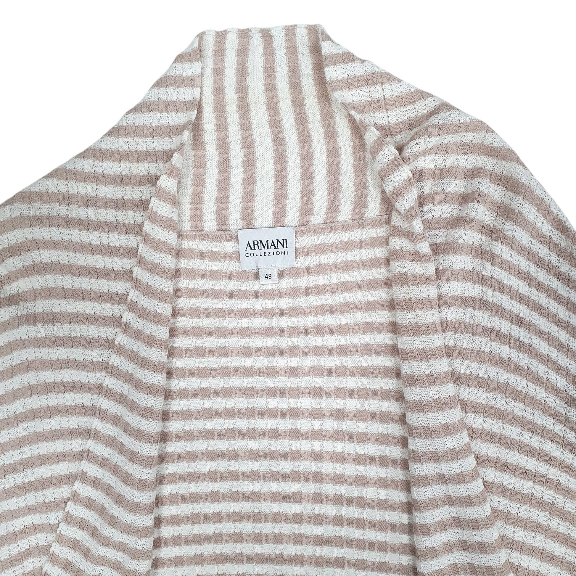Womens Beige Armani Collezioni Shoal Wrap Cardigan Jumper