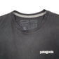 Mens Black Patagonia Responsible Tee Spellout Short Sleeve T Shirt