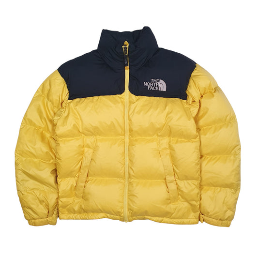 Mens Yellow The North Face Nuptse 700  Coat