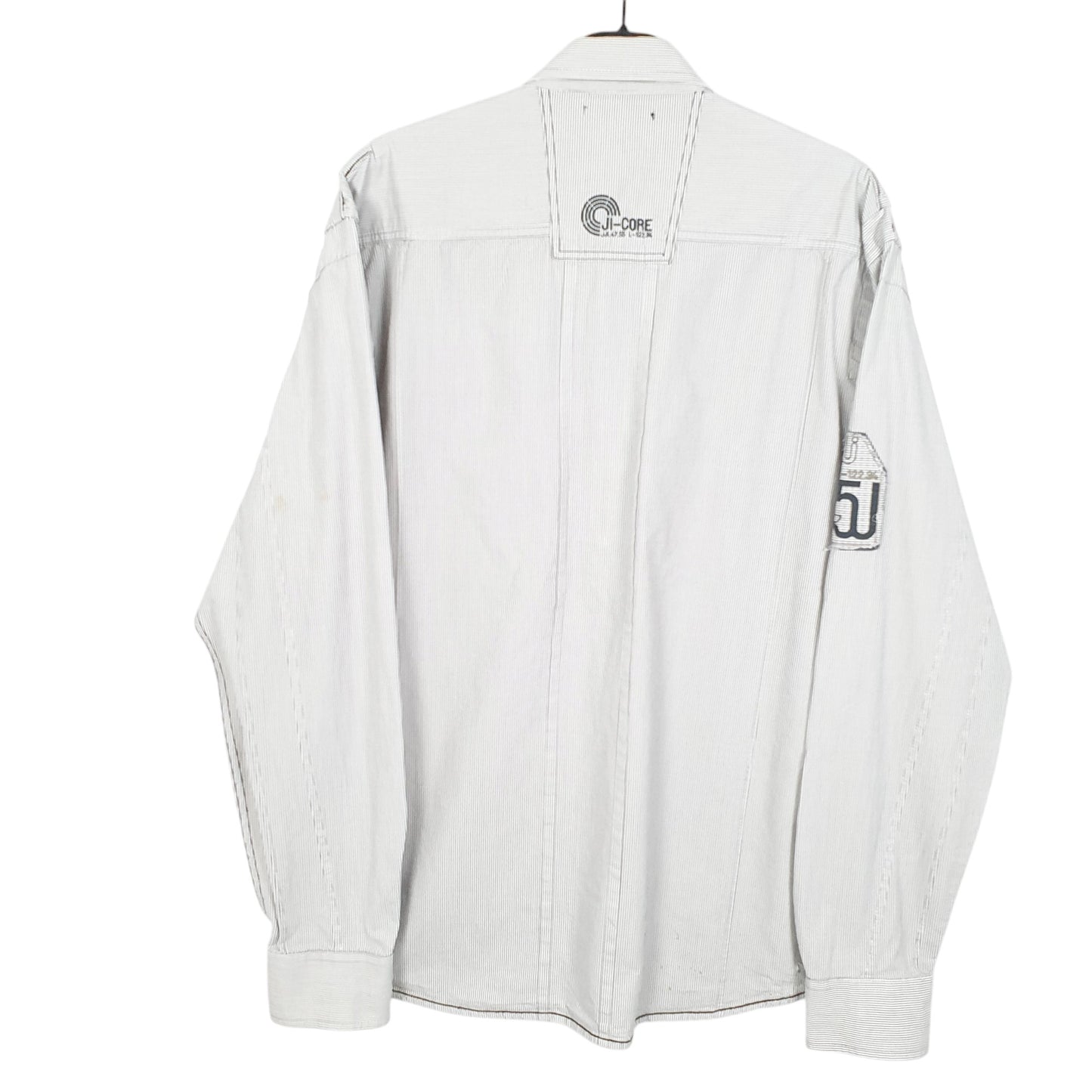 Mens White Jack & Jones  Long Sleeve Shirt